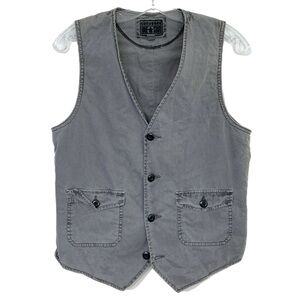 Converse One Star Gray Cargo Vest Men’s Size Small
